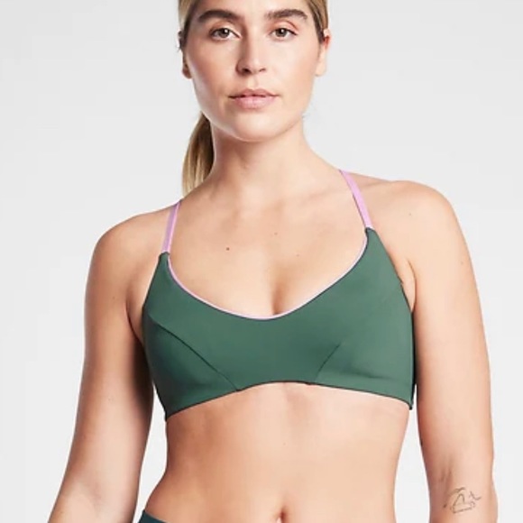 Athleta Other - ATHLETA D-DD COLORBLOCK TRIANGLE BIKINI TOP